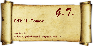 Gál Tomor névjegykártya